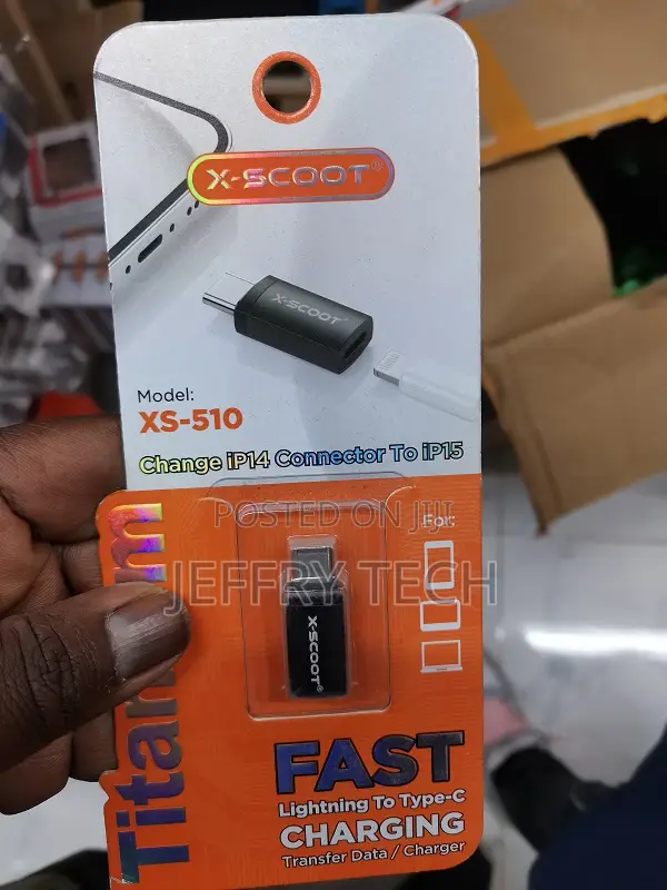X-Scoot Xs-510 Lightning to Type-C Adapter Converter