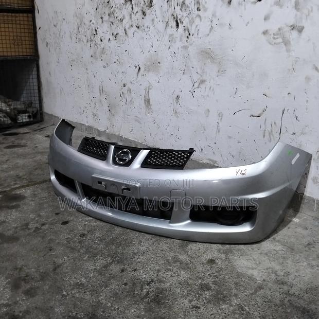Nissan Wingroad Y12 Front Bumper Complete With Double Grille