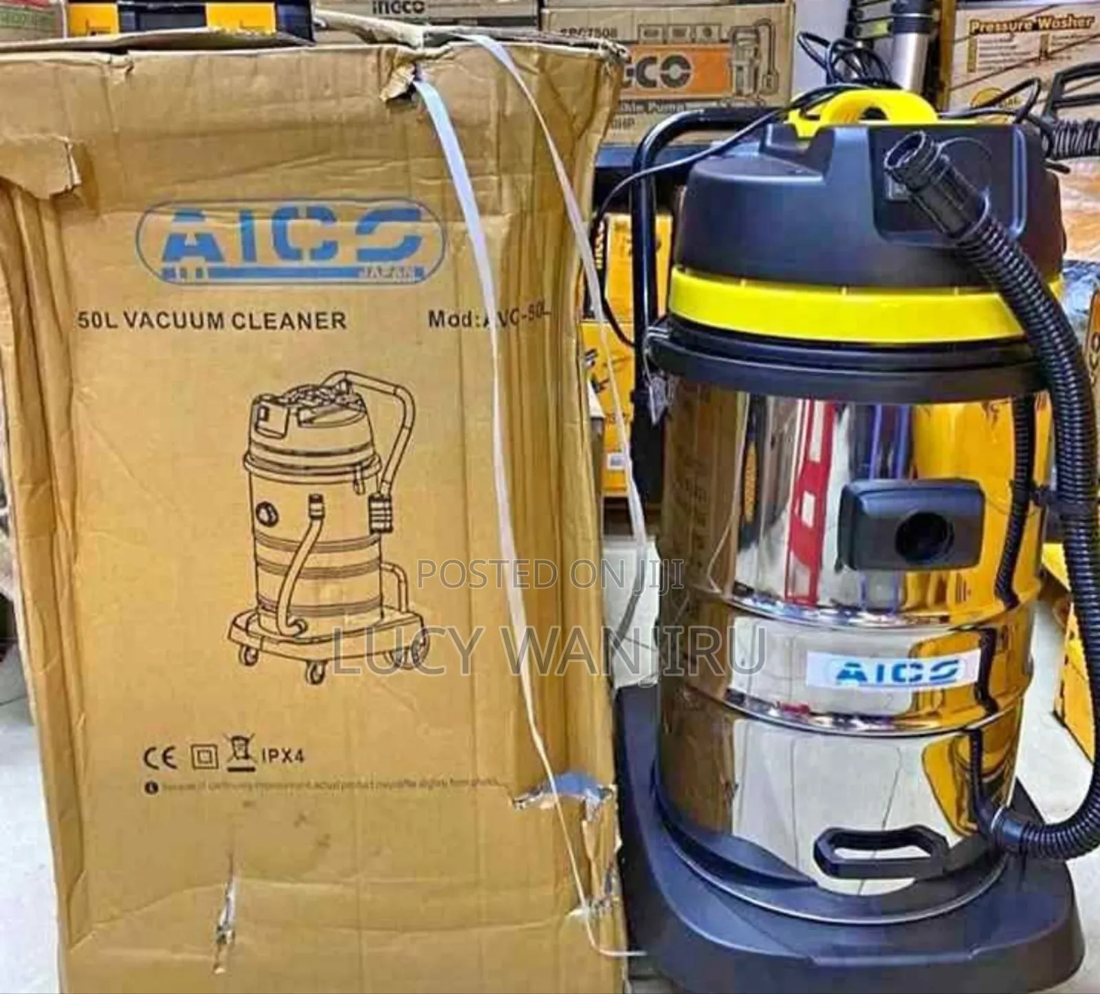 Aico Vacuum Cleaner 50l Wet and Dry/ Vacuum Cleaner Machine