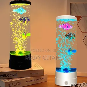 Led Bubble Fish Lamp Decor *1.5 Liters Capacity*