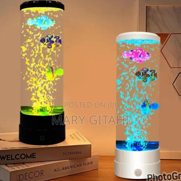 Led Bubble Fish Lamp Decor *1.5 Liters Capacity* - main view
