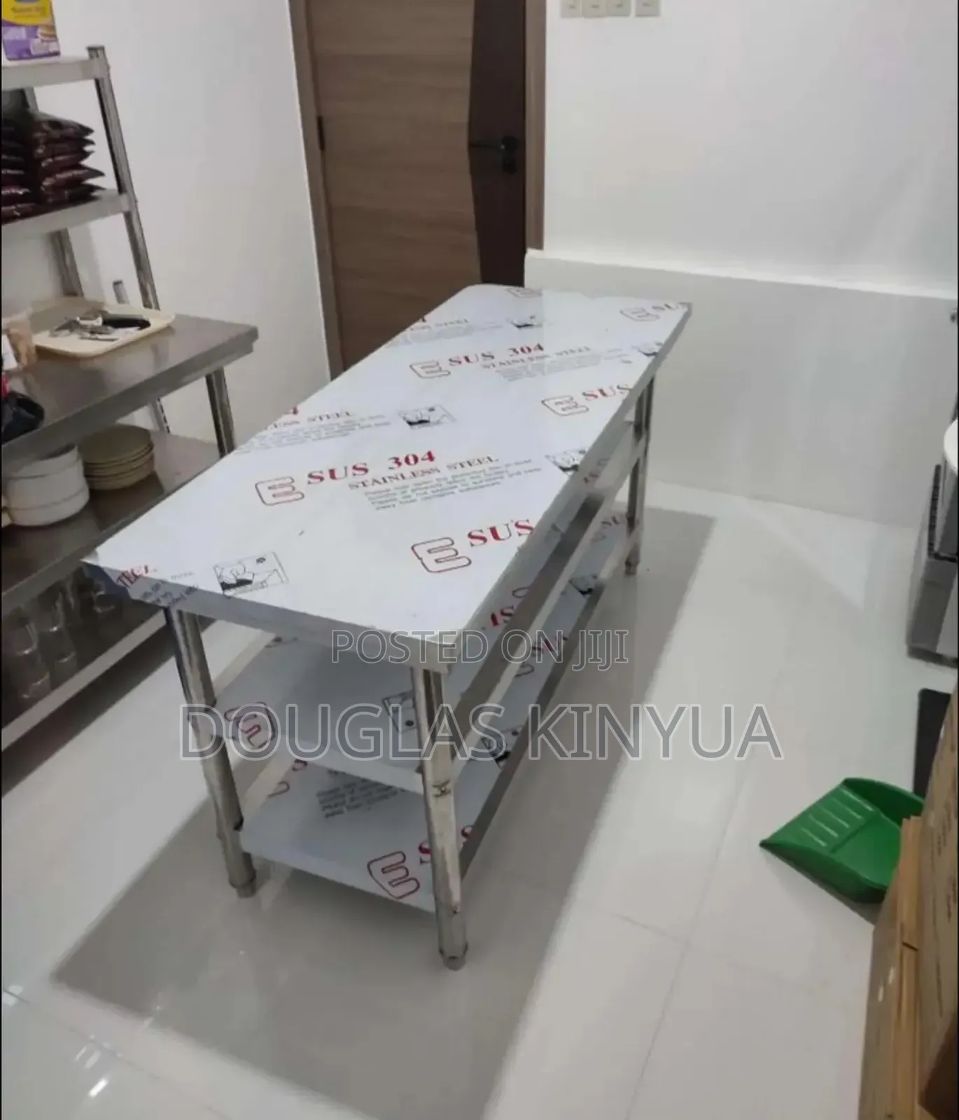 3tiers Stainless Steel Prep Working Table.
