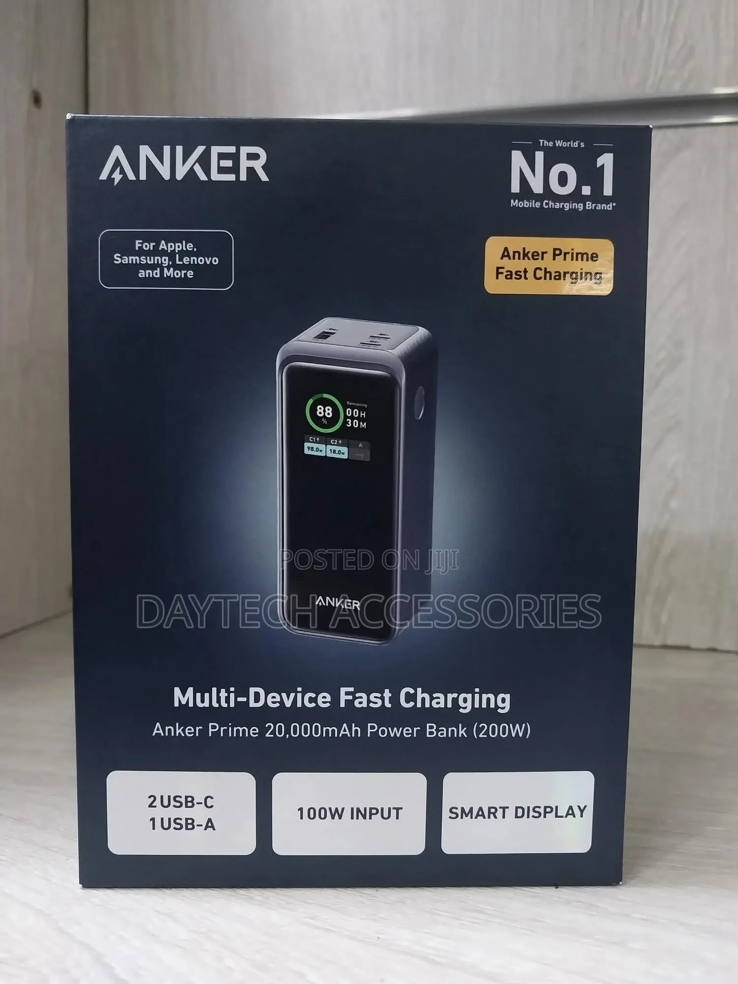 Anker Prime 20,000mah Power Bank (200w) a Portable Charger