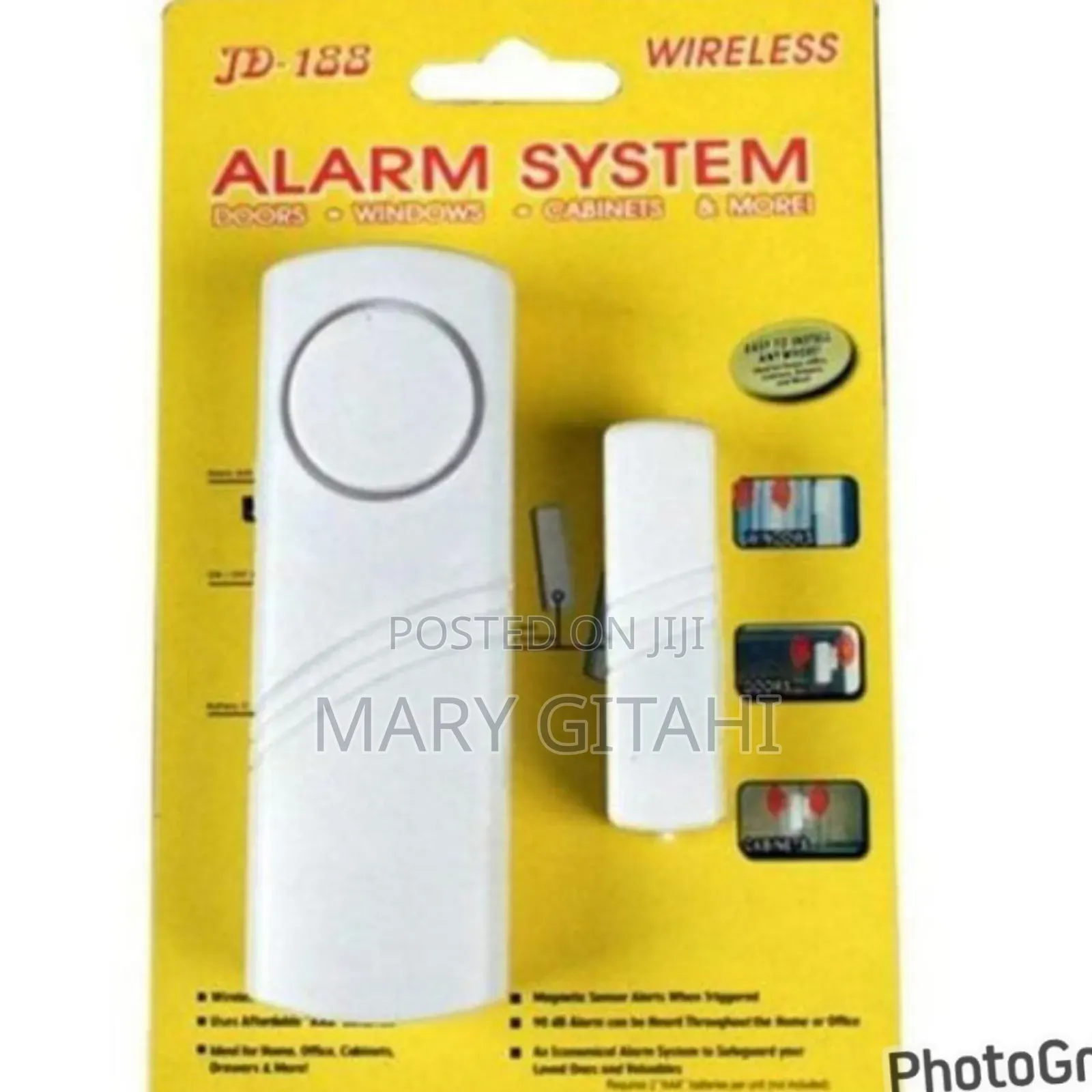 *Wireless Alarm System Anti Theft Magnetic Door