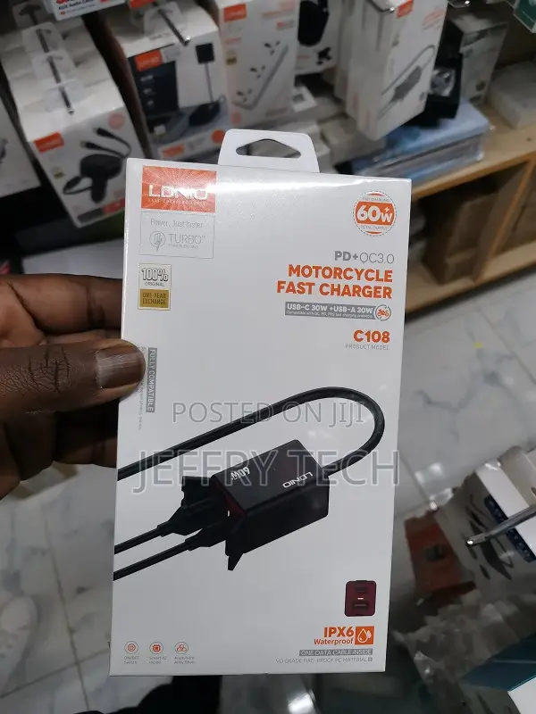 60w Wired Extension Cord Waterproof Design Super Fast Car Ch