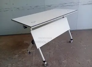 White Rectangle Training Table (120cm)
