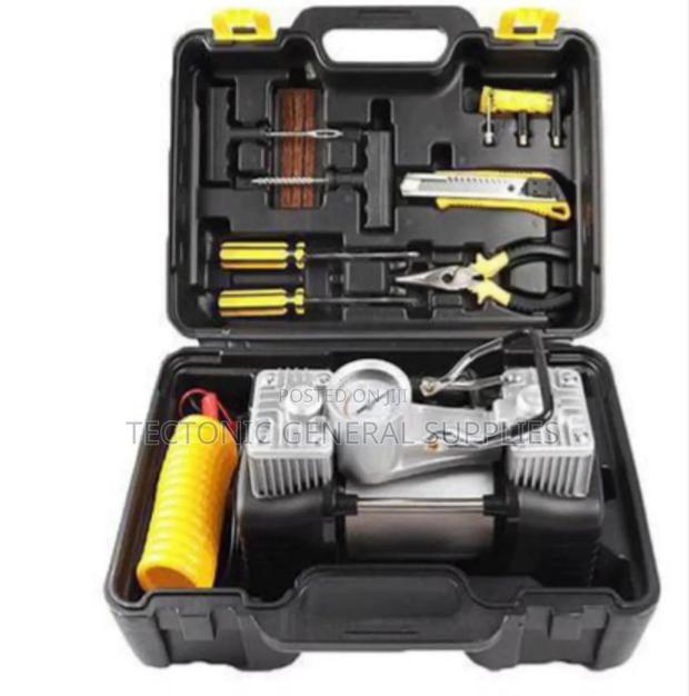 *Car Air Compressor With Tools* - main view