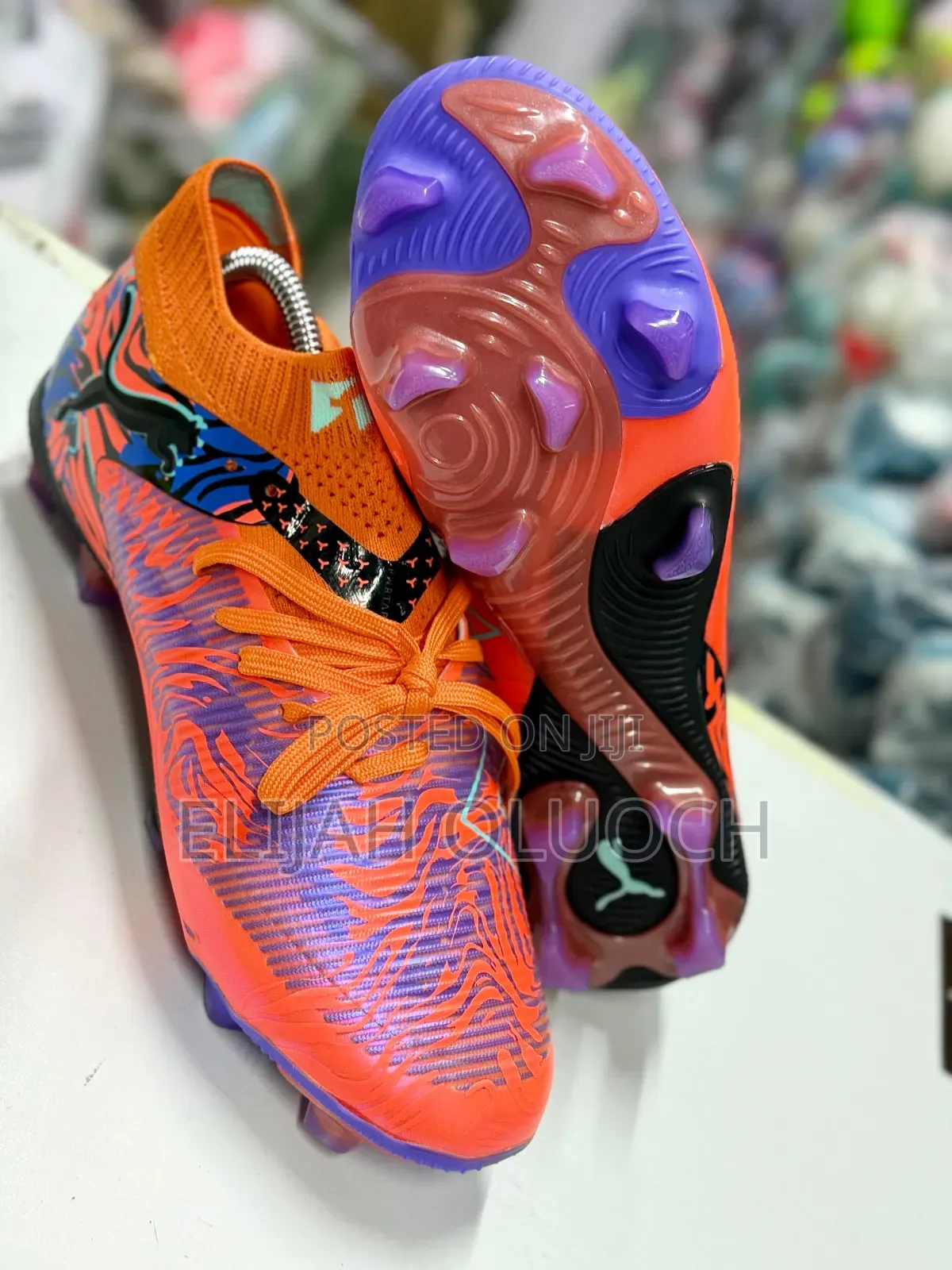Orange Puma Future 8 Ultimate Unisex Football Boots