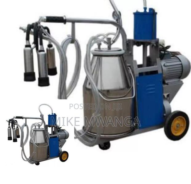 (Vacuum Pump) Milking Machine - main view