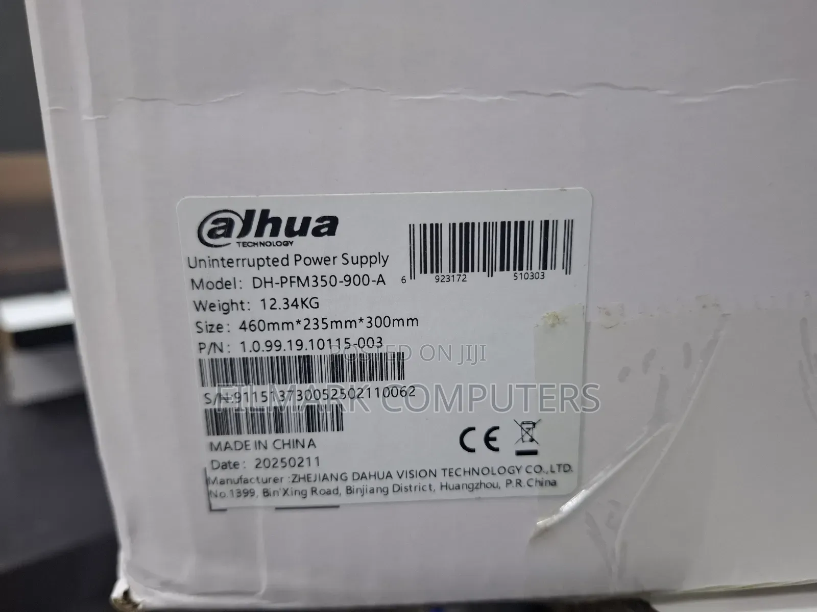1500va 900w Dahua Pfm350-a Series Ups Power Supply