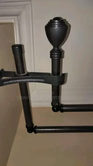 Corner Jua Kali Curtain Rods Environmental Friendly