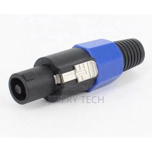 Professional Speakon Speaker Adapter Connectors 4 Pole Plug - thumbnail 2