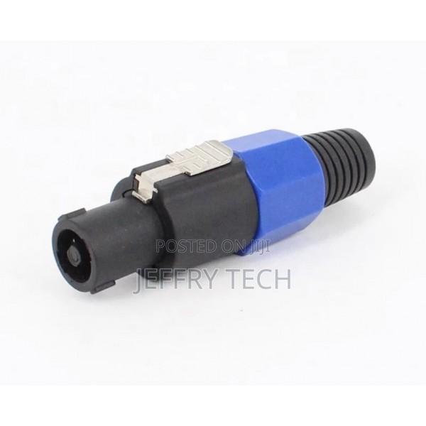 Professional Speakon Speaker Adapter Connectors 4 Pole Plug - thumbnail 3