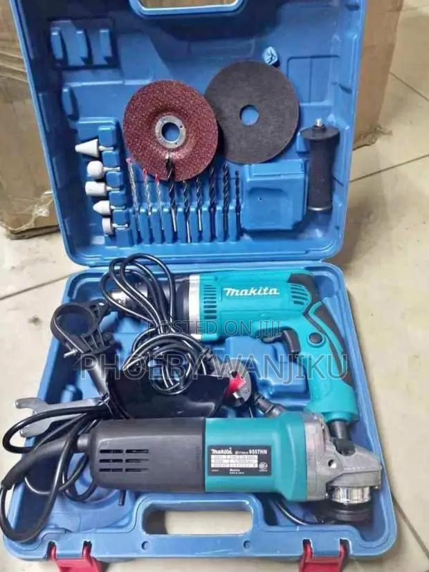 Makita Combo (Angle Grinder Plus Drill) Electric Combo - main view
