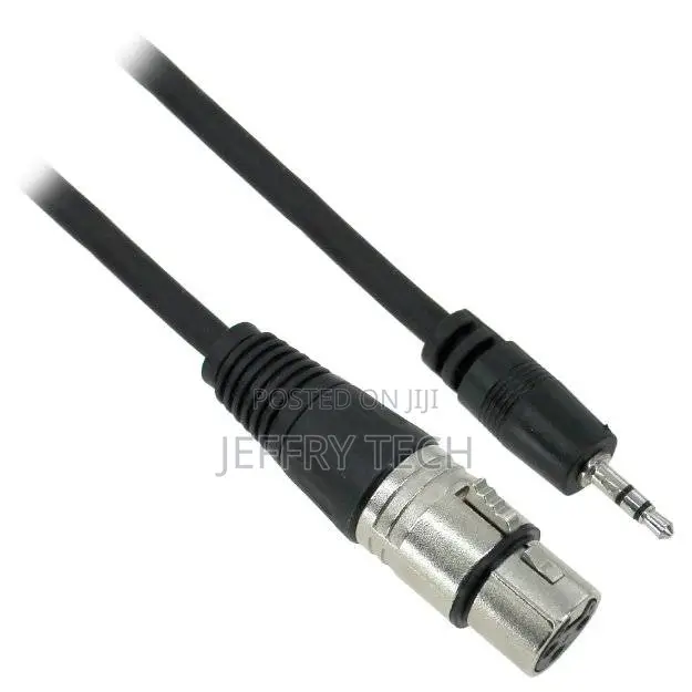 XLR Female to 3.5mm Jack Microphone Cable 2.0 Meter