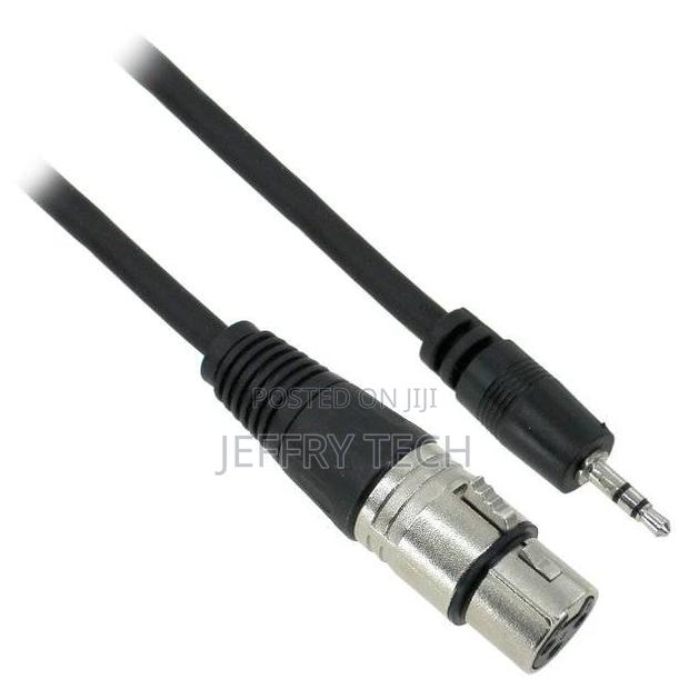 XLR Female to 3.5mm Jack Microphone Cable 2.0 Meter