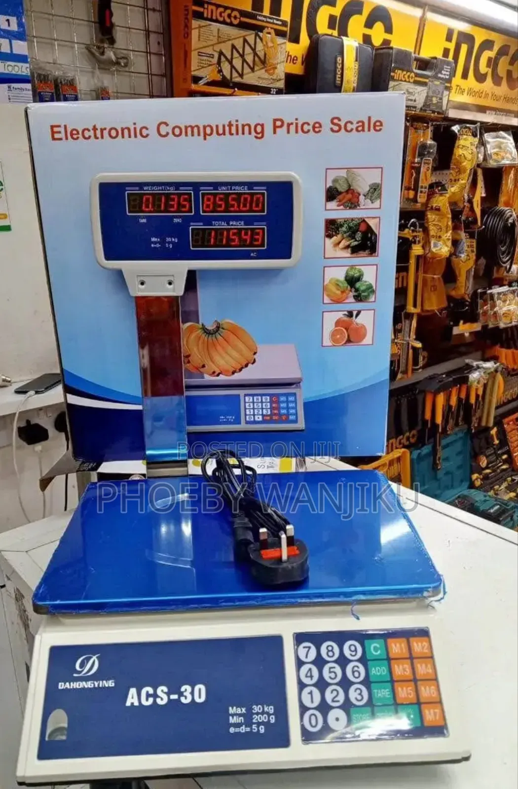 Electronic Computing Scale, Banana Scale