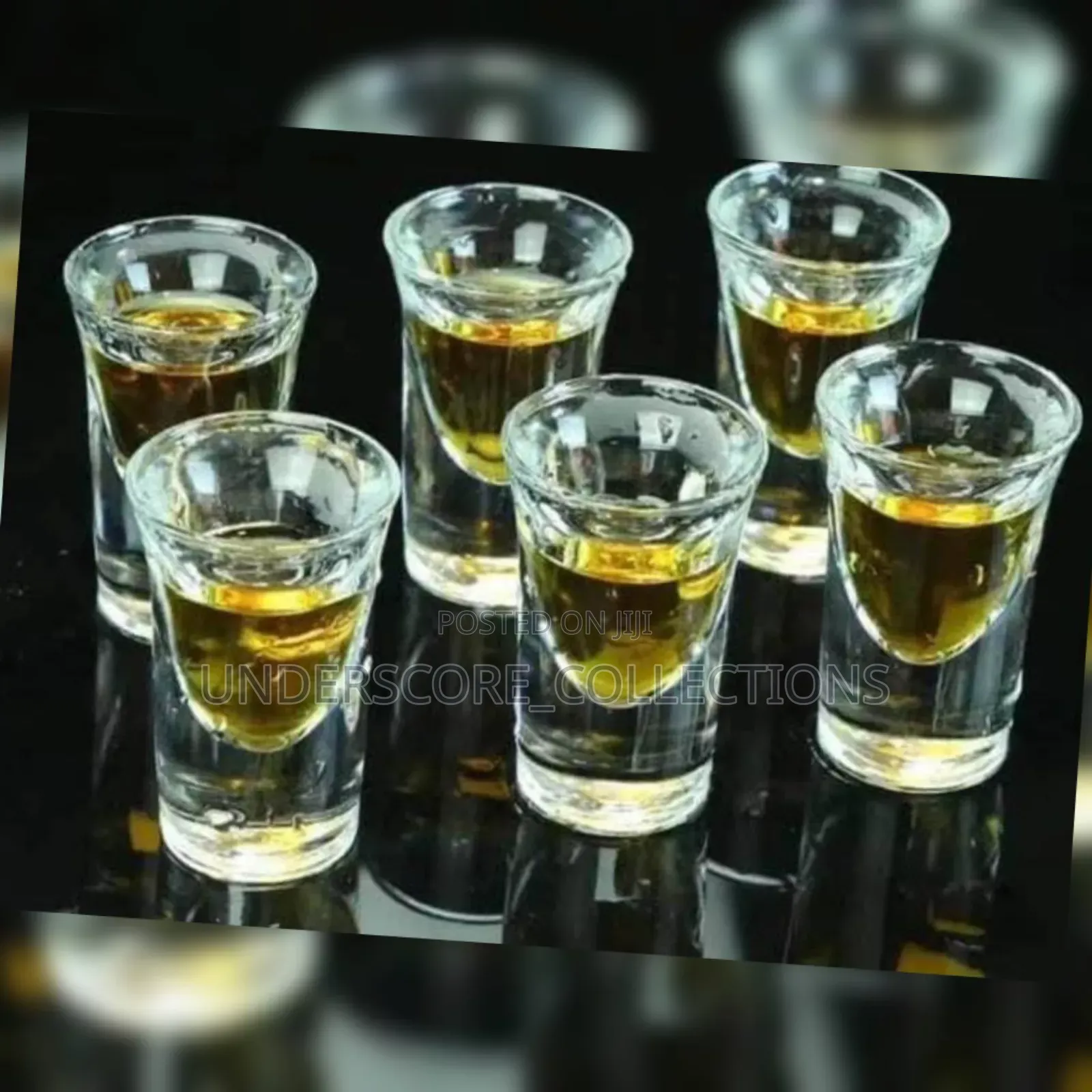 High Class 6 PCS Tot Glass