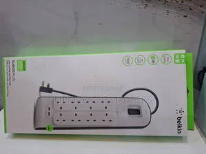 Belkin Surgeplus 8 Way Extension With Dual Usb Outputs