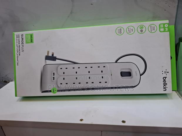Belkin Surgeplus 8 Way Extension With Dual Usb Outputs - thumbnail 10