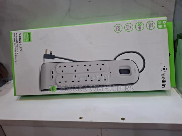 Belkin Surgeplus 8 Way Extension With Dual Usb Outputs - thumbnail 11