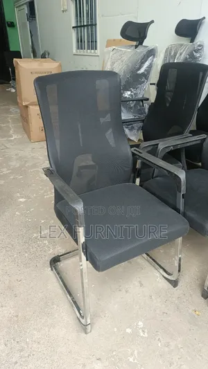 Silver Frame Office Chair