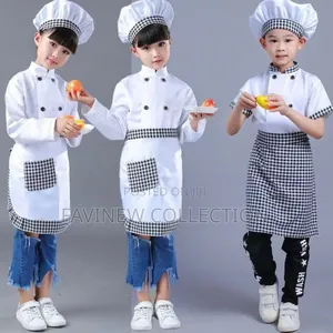 3pcs Children Professional Chef Costume