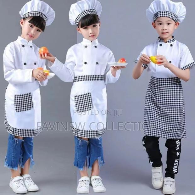 3pcs Children Professional Chef Costume