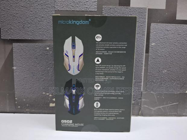 Microkingdom G501 Gaming Rechargeable Wireless Mouse - thumbnail 2