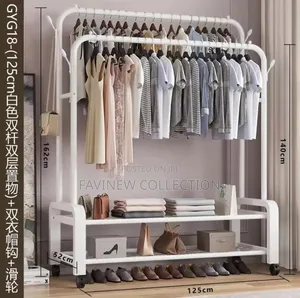 Advanced Double Layer Garment Rack Clothes Hanger