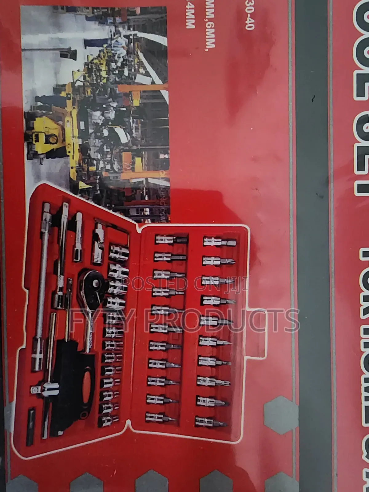 46 Piece Tool Set for Car and Home