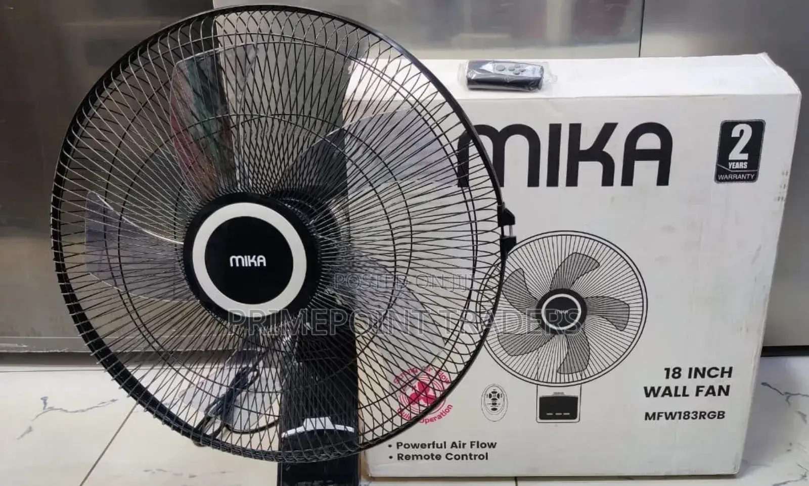 Mika 18 Inches Wall Fan With Remote° 