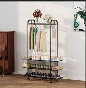 Clothing Rack With Wheels-Tt