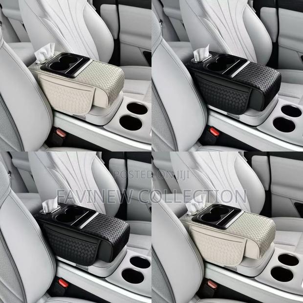 New Design Auto Center Console Armrest Cushion 2 Cups Holder