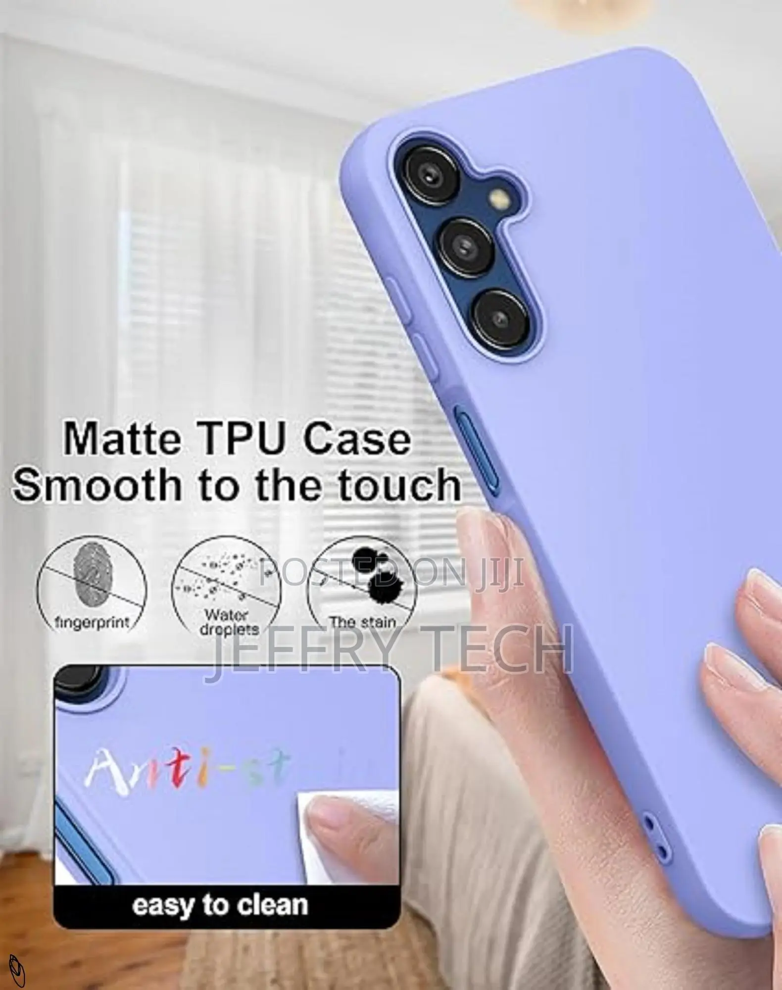 Foluu Silicone Case for Samsung Galaxy A15 5g, Liquid Gel