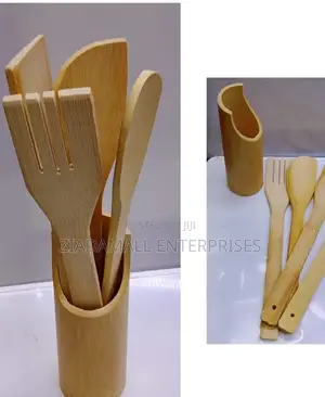 4-Piece Wooden Cooking Spoon Set – Durable Versatile