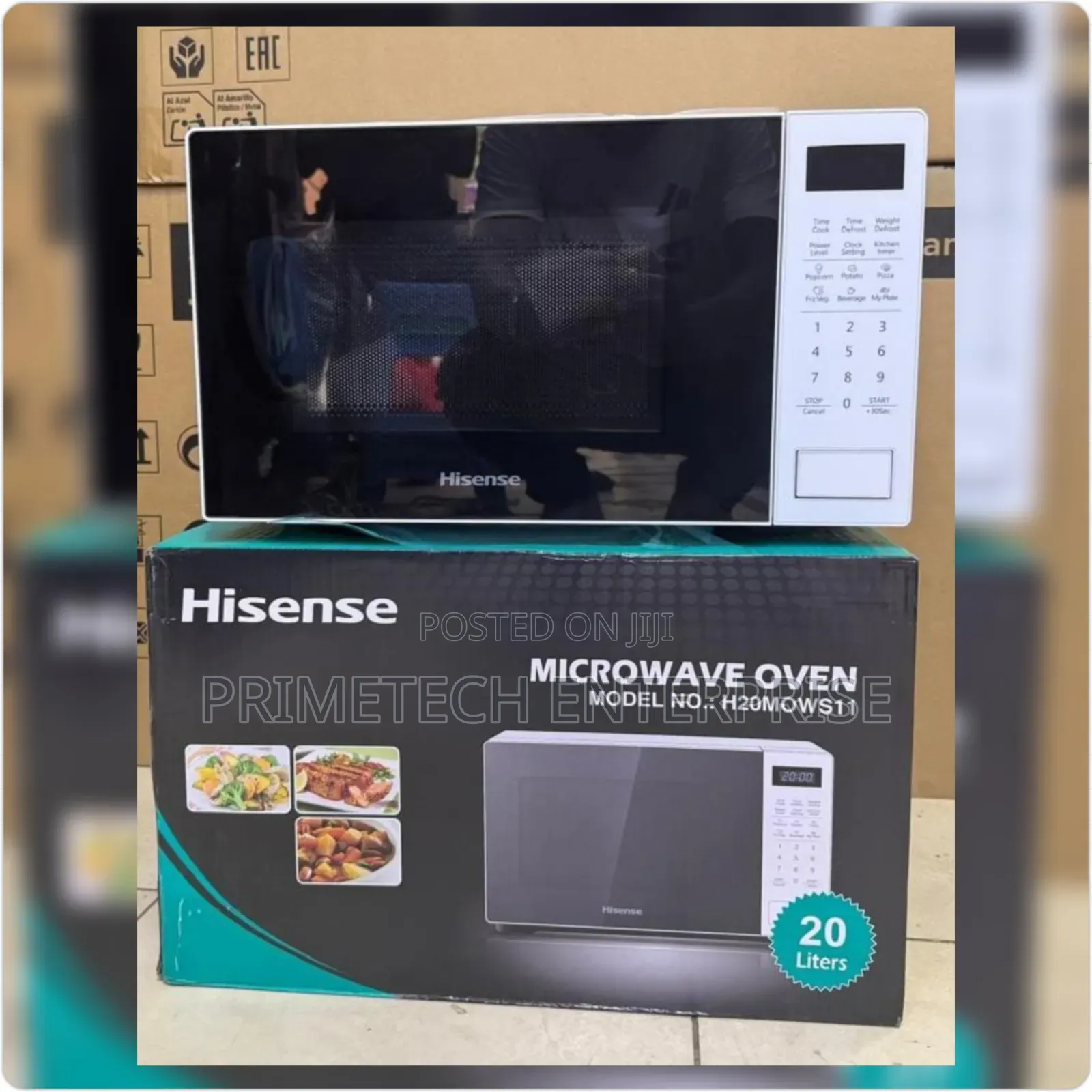 Hisense 20ltrs Microwave-White