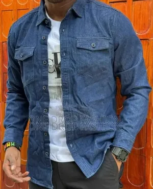 Quality Male Lon Sleeved and Short Sleeved Denim Shirts
