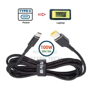 Usb C to Dc Thinkpad 11x4.5mm Pd 100w Fast Charging Nylon B