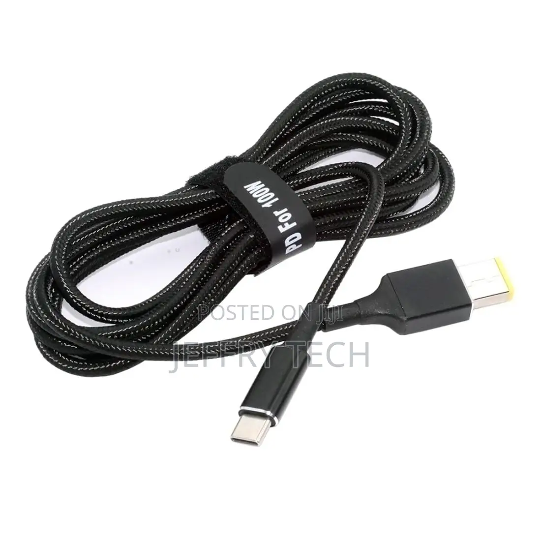 Usb C to Dc Thinkpad 11x4.5mm Pd 100w Fast Charging Nylon B