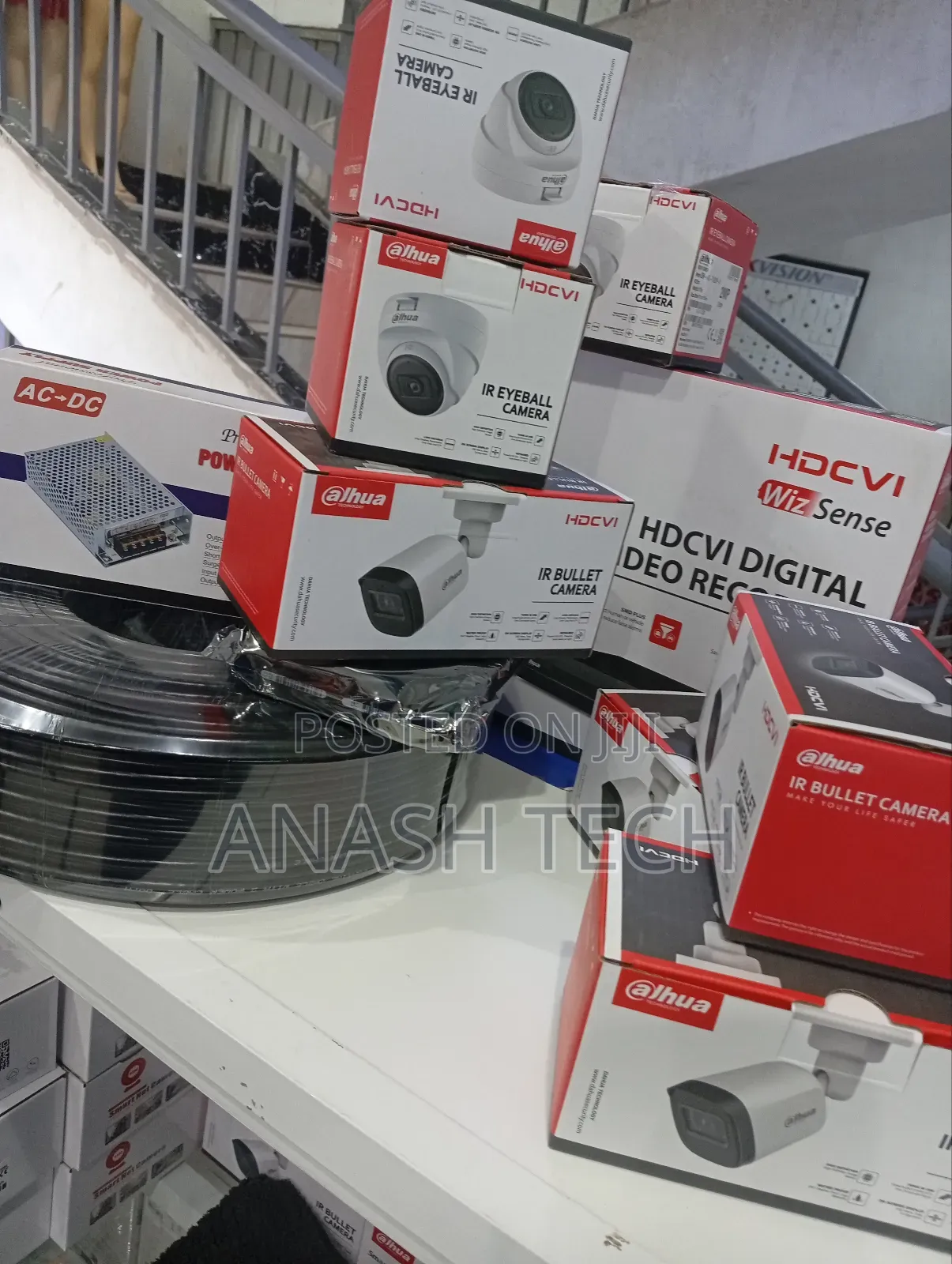 7 CCTV Dahua Installation Camera Kit