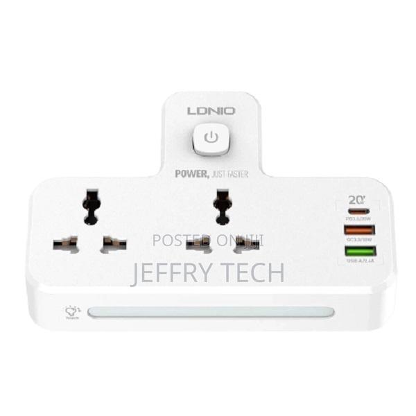 Ldnio Sc2311 Power Strip With 1 Type-C and 2 Type-a and 2 Po