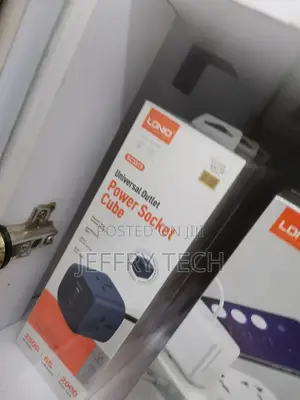 Ldnio Sc3319 6-in-1 65w Power Socket Cube Fast Universal