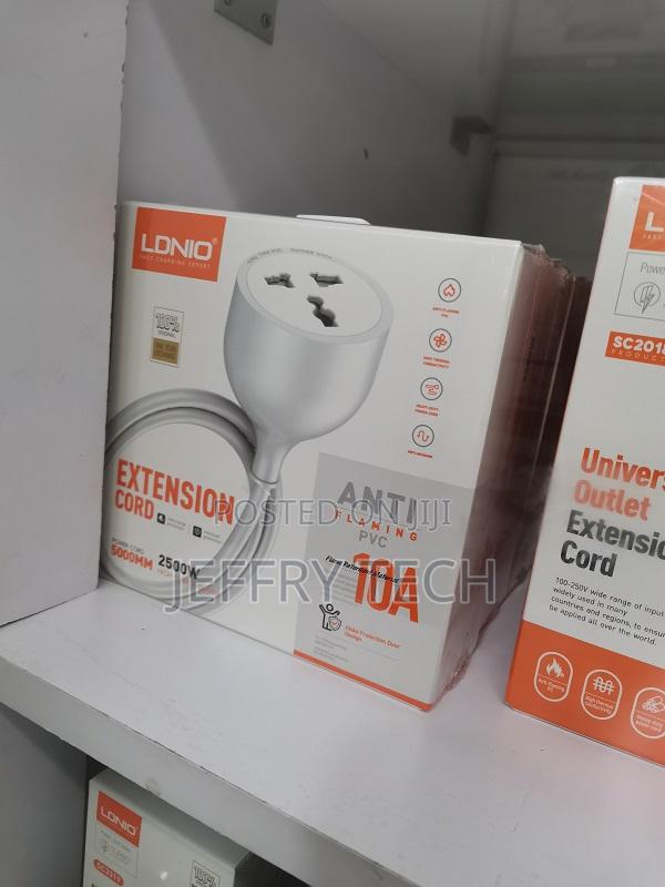 Dnio 5m Universal Power Strip With Extension Power Cord (Sc1