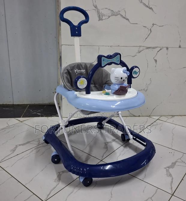 Baby Walker With Melody, Toys and Push Handle - main view