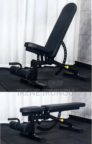 Black Adjustable Bench