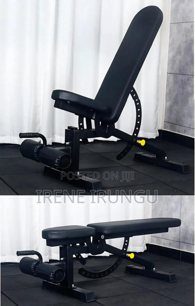 Black Adjustable Bench