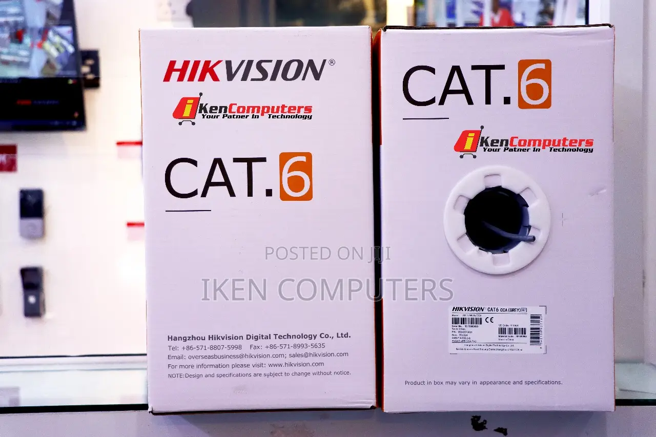 Utp Hikvision Cat 6 Gray Cable (Ds-1ln6uu/Cca)