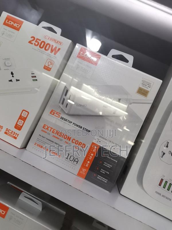 Ldnio Power Strip With 1 Ac Socket, 2x Usb, 2x Usb-C Sc1418, - thumbnail 5