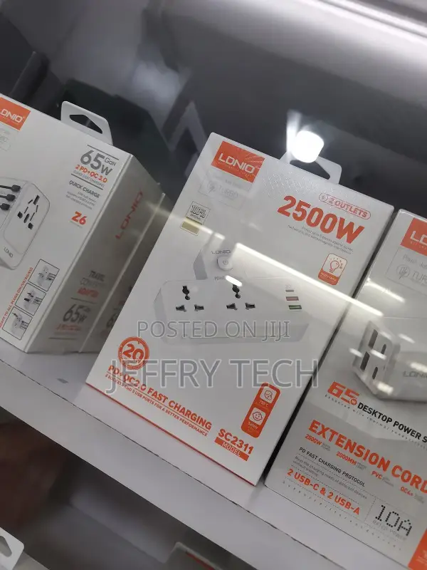 2 Ac Outlets Portable Extension Power Socket Sc2311